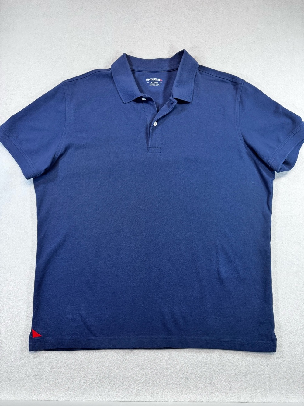 Untuckit Men's Navy Polo Shirt XL